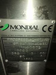 Этикетировочный автомат MONDIAL Progress/Adhesivem 6T/540/3S-4E+SL Италия, 2002 г.в.