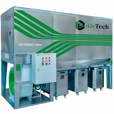 Аспирационная установка AIRTECH AU-10V с рукавными фильтрами